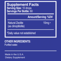 AVINI Cell Defender : Zeolite Detox