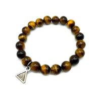 Tiger's Eye Bead Bracelet (10mm)