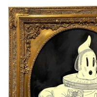 Princess & The Pug, Mixed Media, 23