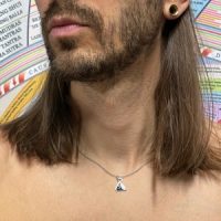 Lightcode Silver Pendant w Chain