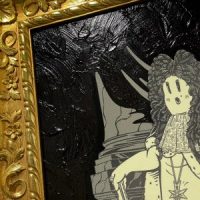 Ghost of Louis XIV, Mixed Media, 22.5