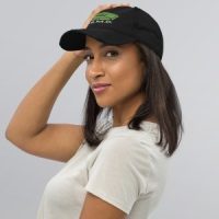 D.S.M.P. Distressed Corporate Logo Hat (Green)