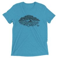 Healing Web Crystal Tree Tri-Blend T-shirt (Unisex)