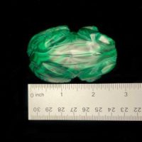 Malachite Frog Sculptures, Congo (Large)