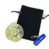 Hunab Ku 18K Gold Pleiadian Technology Disc (3