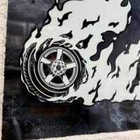 Distracted Driver, Mixed Media, 28