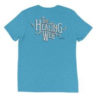 Healing Web Crystal Tree Tri-Blend T-shirt (Unisex)