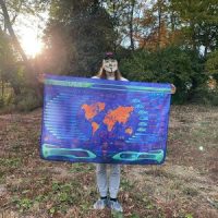 GESARA Map Tapestry 40