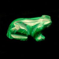 Malachite Frog Sculptures, Congo (Large)