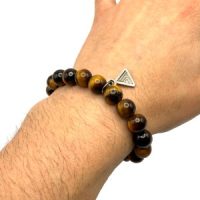 Tiger's Eye Bead Bracelet (10mm)
