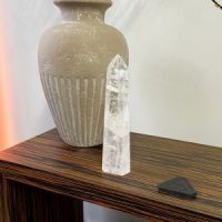 Giant Quartz Polished Obelisk 14
