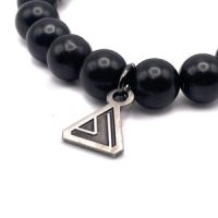 Lightcode Shungite Bead Bracelet (10mm)