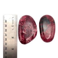 Thulite Palm Stone (Large), Norway