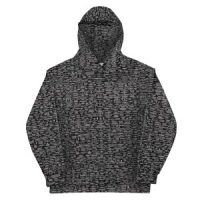 Q-WEB ALL OVER HOODIE (BLACK)
