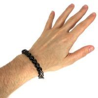 Lightcode Shungite Bead Bracelet (10mm)