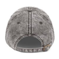 D.S.M.P. CORPORATE LOGO HAT (ACID-WASH GREY)