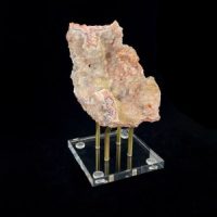 Pink Druzy Chalcedony with Sunset Amethyst