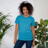 COV1D-5G T-Shirt (Aqua, Black)