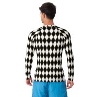 Chessboard Jester Rash Guard Shirt