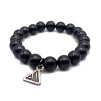 Lightcode Shungite Bead Bracelet (10mm)