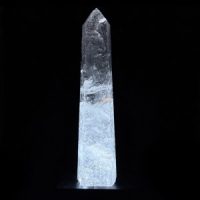 Giant Quartz Polished Obelisk 16.75