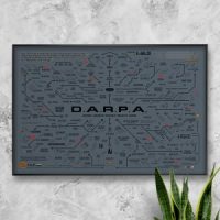 DARPA MAP (Dark Grey) Poster 24