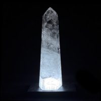Giant Quartz Polished Obelisk 13.25