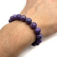 Charoite Bead Bracelet
