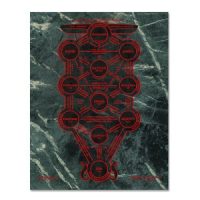 Sephirot Map (Green Marble) 8.5 x 11