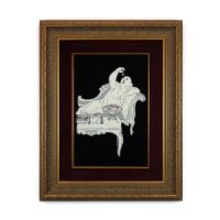 Eyeball Eating Ghost, Mixed Media, 22