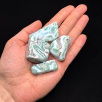 Dark Aqua Larimar Tumbled, Dominican Republic