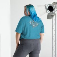 Healing Web Crystal Tree Tri-Blend T-shirt (Unisex)