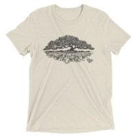 Healing Web Crystal Tree Tri-Blend T-shirt (Unisex)