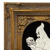 Skull Pondering Ghost, Mixed Media, 15
