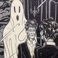 Ghost in the Mirror, Mixed Media, 24.5