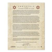 Protocols of Zion Map 8.5 x 11