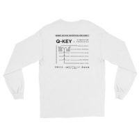 Q-KEY LONG SLEEVE T-SHIRT (WHITE)