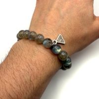Labradorite Bead Bracelet (11mm) (AA)
