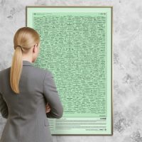 Q-WEB Poster, 4chan Green Edition 24 x 36