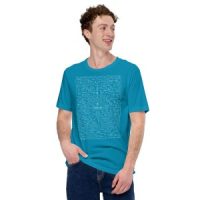 COV1D-5G T-Shirt (Aqua, Black)