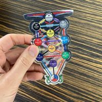 Rainbow Sephirot Map Mirror Sticker