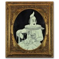 Princess & The Pug, Mixed Media, 23