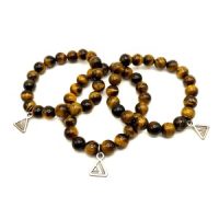 Tiger's Eye Bead Bracelet (10mm)