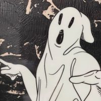 Mr. Spooky, Mixed Media, 7.5