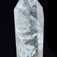 Giant Quartz Polished Obelisk 16.75