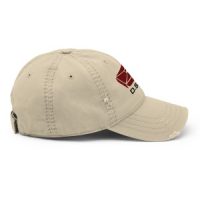 D.S.M.P. Distressed Corporate Logo Hat (Tan)