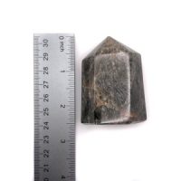 Tourmaline Phantom Quartz Polished Point 2.5