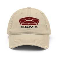 D.S.M.P. Distressed Corporate Logo Hat (Tan)