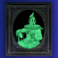 Princess & The Pug, Mixed Media, 23